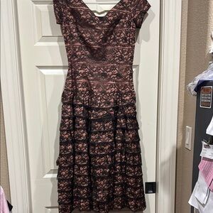 Vintage 1950’s era Elegant Black Lace Dress